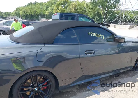 2022 BMW M440I z USA, uszkodzony, nr VIN WBA53AT05NCJ09037